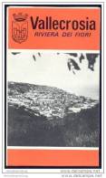 Vallecrosia 1976 - Faltblatt Mit 17 Abbildungen - Ortsplan - Italia
