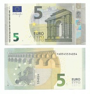 5 EURO DRAGHI  YA GRECIA Y001A1 UNC RARA - 5 Euro