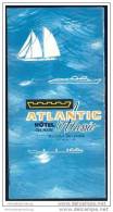 Alassio 70er Jahre - Atlantic Hotel Sul Mare - Faltblatt Mit 13 Abbildungen - Italia
