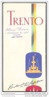 Trento 1959 - Faltblatt Mit 10 Abbildungen - Reliefkarte /Berann - Italien