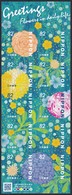 (ja1134) Japan 2018 Greetings Flowers In Daily Life 82y MNH - Ongebruikt