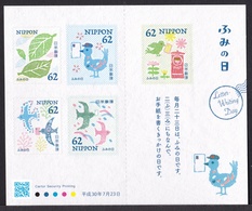 (ja1161) Japan 2018 Letter Writing Day 62y MNH Bird - Ongebruikt