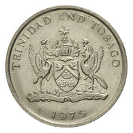 Monnaie, TRINIDAD & TOBAGO, 10 Cents, 1975, Franklin Mint, TTB, Copper-nickel - Trinité & Tobago