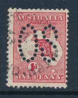 AUSTRALIA, 1913 OFFICIAL   1d (die II) (1st Wmk, Broad Crown A) VFU, Cat £15 (N) - Oficiales