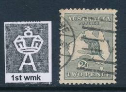 AUSTRALIA, 1913  2d (1st Wmk, Broad Crown And A) VFU (N) - Servizio