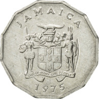 Monnaie, Jamaica, Elizabeth II, Cent, 1975, British Royal Mint, TB+, Aluminium - Jamaique