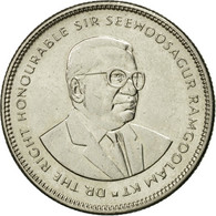 Monnaie, Mauritius, 20 Cents, 1987, TTB+, Nickel Plated Steel, KM:53 - Mauricio