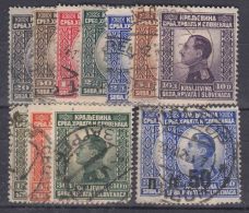 Yugoslavia Kingdom 1924 Mi#176-185 And 1925 Mi#186-187 Used - Used Stamps