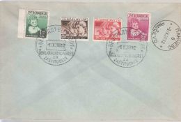 Yugoslavia Kingdom 1938 Mi#366-369 FDC First Day Cancel Cover - Lettres & Documents