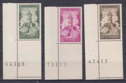 Saar 1956 Mi#373-375 Mint Never Hinged - Unused Stamps