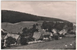 Gohrisch Cunnersdorf - S/w Ortsansicht 1 - Gohrisch