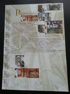 Portugal UNESCO Heritage 2002 (stamp + Ms On Info Sheet) *2 Pages (front Back) - Brieven En Documenten