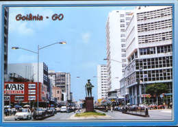 Brasil - Postcard Unused - Goiânia - Bandeirante Square - Anhanguera Avenue - Goiânia