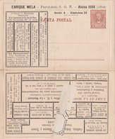 Carta Postal - Serie A - Emision II - Entiers Postaux