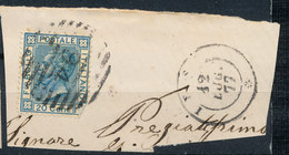 ITALY - Regno 1867 - Vittorio Eman II - 20 Cent  Fancy Cancel Numeral Used Lot#52 - Afgestempeld
