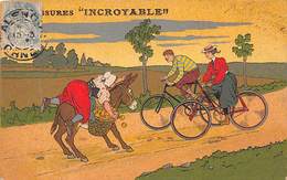 Thème Publicité:  Industries Diverses. Âne. Bicyclettes Et Chaussures Incroyable 61 Alençon   (voir Scan) - Other & Unclassified