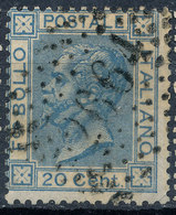 ITALY - Regno 1867 - Vittorio Eman II - 20 Cent  Fancy Cancel Numeral Used Lot#a69 - Afgestempeld