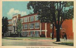 Pays Div- Ref M54- Canada - Centre Street School - Oshawa - Ontario  - Carte Bon Etat - - Oshawa