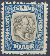 Iceland 1907 Official Stamp--Kings Christian IX & Frederik VIII MINT Lot#5 - Unused Stamps