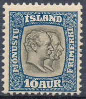 Iceland 1907 Official Stamp--Kings Christian IX & Frederik VIII MINT Lot#8 - Ongebruikt