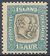 Iceland 1907 Official Stamp--Kings Christian IX & Frederik VIII MINT Lot#15 - Ungebraucht