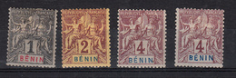 Benin 1894 Mi Nr 30 - 32 , Nr 32 2 X, Postfris Met Plakker - Nuovi