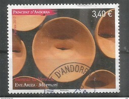 ANDORRA. BIENNAL De VENECIA 2017 (Biennale De Venise) Eve Ariza.Pavilion Of Andorra . Un Timbre Oblitéré, Haute Faciale - Used Stamps