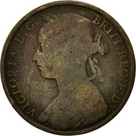 Monnaie, Grande-Bretagne, Victoria, Penny, 1892, TB, Bronze, KM:755 - D. 1 Penny