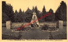 Monument Roi Albert - Camp D'Elsenborn - Bütgenbach - Bütgenbach