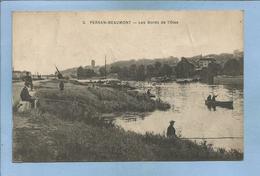 Delcampe - Persan-Beaumont (95) Les Bords De L'Oise 2 Scans Pêcheurs Barque - Persan