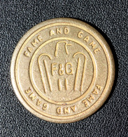 Jeton De Jeu (machines à Sous) Fame And Game - F&G (aigle Américain) Game Token - Casino