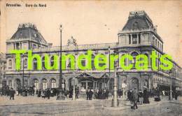 CPA BRUXELLES GARE DU NORD - Transport (rail) - Stations