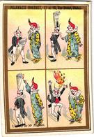 3  Cards  C1890 Chromos Pharmacie  Normale Paris Litho. Impr. Verger Clown Abeille - Tous Avec Prix De Vente Au Dos - Pubblicitari