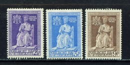 IRELAND  -  1950  Holy Year  Set   Lightly Mounted/Hinged Mint - Unused Stamps