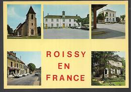 Cpm 9515836 Roissy En France 5 Vues Situées Sur Carte - Roissy En France