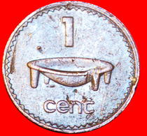 * AUSTRALIA (1969-1985): FIJI  1 CENT 1976 BOWL! ELIZABETH II (1953-2022)· LOW START ·  NO RESERVE! - Fidschi