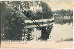 Gruss Aus Dem Grunewald - Herthasee - Verlag J. Goldiner Berlin Ca. 1900 - Grunewald