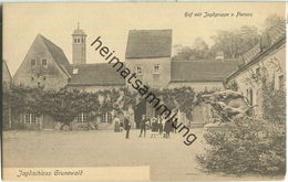 Jagdschloss Grunewald - Hof Mit Jagdgruppe Von Pierson - Verlag J. Goldiner Berlin Ca. 1910 - Grunewald