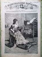 L'illustrazione Popolare 11 Febbraio 1883 Esposizione Arti A Roma Cavour Ponti - Vor 1900