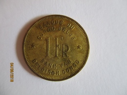 Congo Belge 1 Franc 1949 - 1945-1951: Regencia