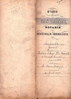 AKTE 1877 ** NEDERZWALM - HEMELGEM - KOOPAKTE BARON DE CROMBRUGGHE Aan DERAEDT ** 4 Pag. - Documents Historiques