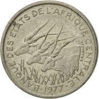 Monnaie, États De L'Afrique Centrale, 50 Francs, 1977, Paris, TTB, Nickel - Repubblica Centroafricana