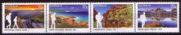 New Zealand 2016 Lake See Mountains Nature Tourism Holidays Strip For 4 V. R105 - Used Stamps