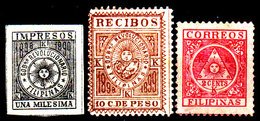 Filippine-0046 - Governa Rivoluzionario - Emissione 1899 (+/sg) Hinged/NG - Senza Difetti Occulti. - Philippines