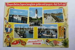 (10/3/53) AK "Büsum" Mehrbildkarte Mit 5 Ansichten - Büsum