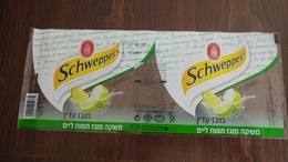 Israel-schweppes Labels-soft Carbonated Soft Drink Appel-(3) - Bebidas