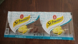 Israel-schweppes Labels-A Soft Carbonated Drink With A Pineapple Flavor-(4) - Drink
