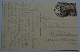 Saar.mi:12a Auf AK .aus 1927.(AK40 - Lettres & Documents