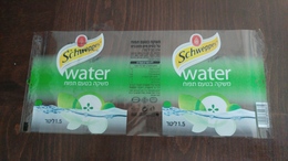 Israel-schweppes Labels-water-an Apple Flavored Drink-(13) - Boissons