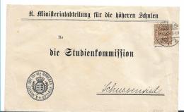 WTB216 /  WÜRTTEMBERG - Dienstsache 1918, Stuttgart Nach Schussenried - Briefe U. Dokumente